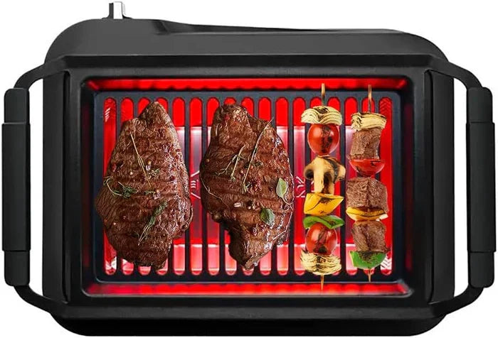 Churrasqueira Elétrica Grill Infravermelho E Sem Fumaça Smokeless Midea - Semana Do Consumidor