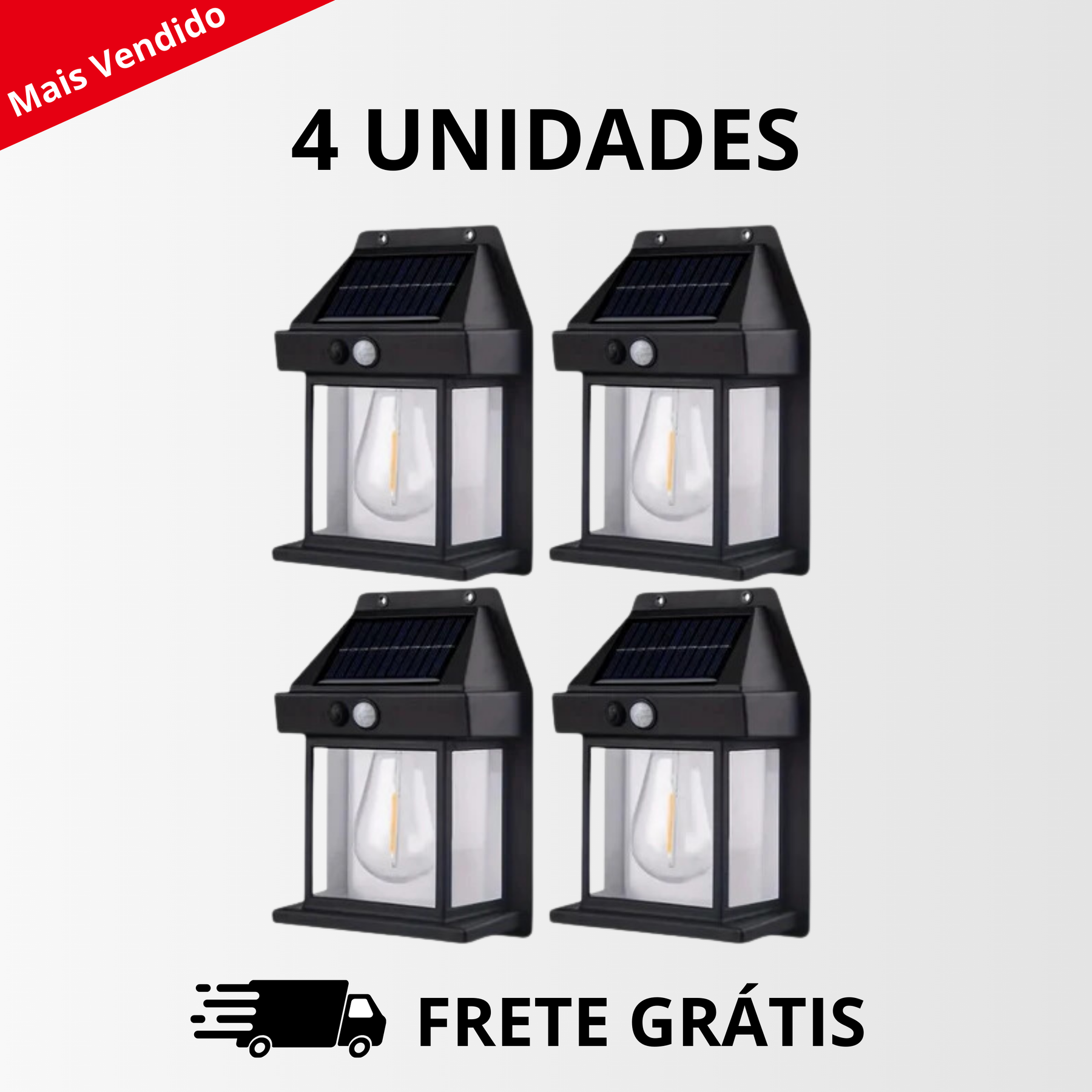 Refletor Solar Ecolux™ - Com sensor de Movimento