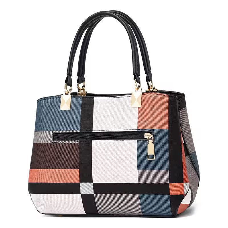 Bolsa de Ombro Feminina Vittoria Plaid™ + Brinde Exclusivo