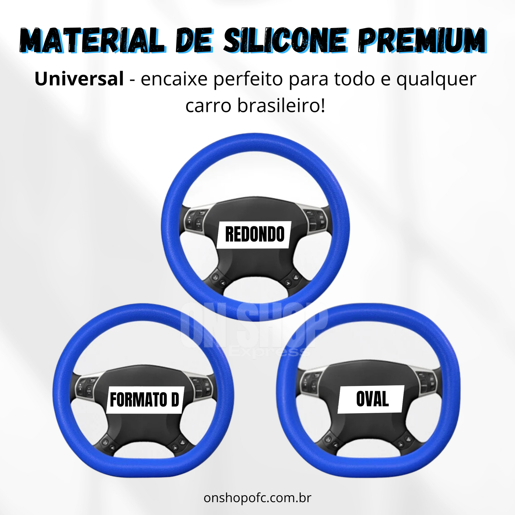 AutoGrip® - Capa de Volante Antiderrapante Universal