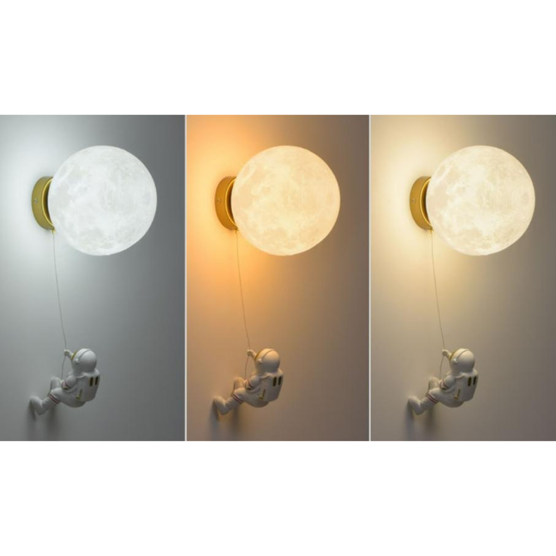 Luminária de Parede Lua e Astronauta - AstroStar™