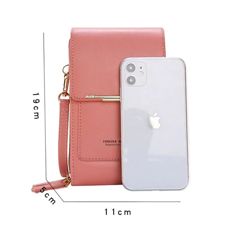 Bolsa de Couro Legítimo Forever Better™ - Porta Celular Premium