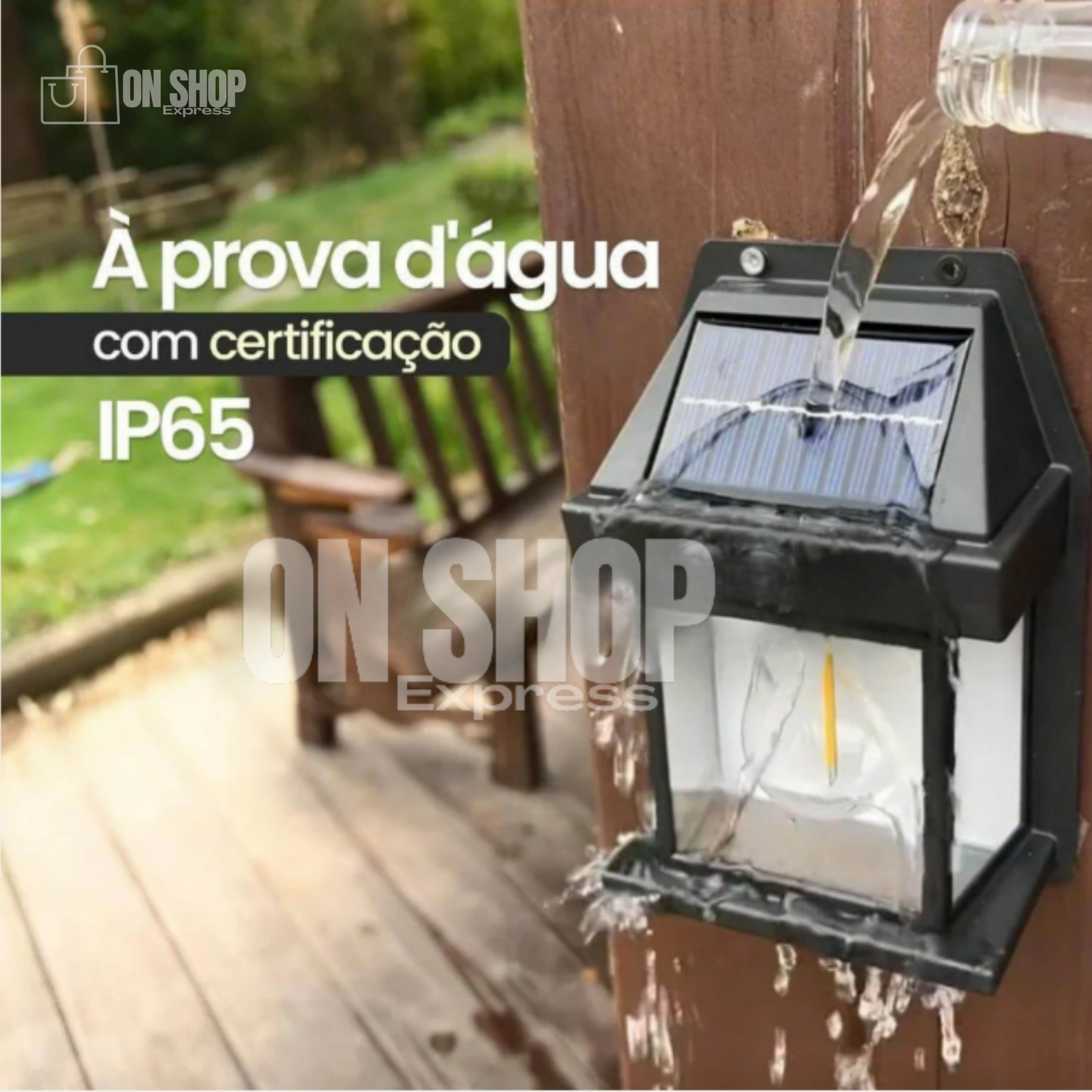 Refletor Solar EcoLux - Com Sensor de Presença