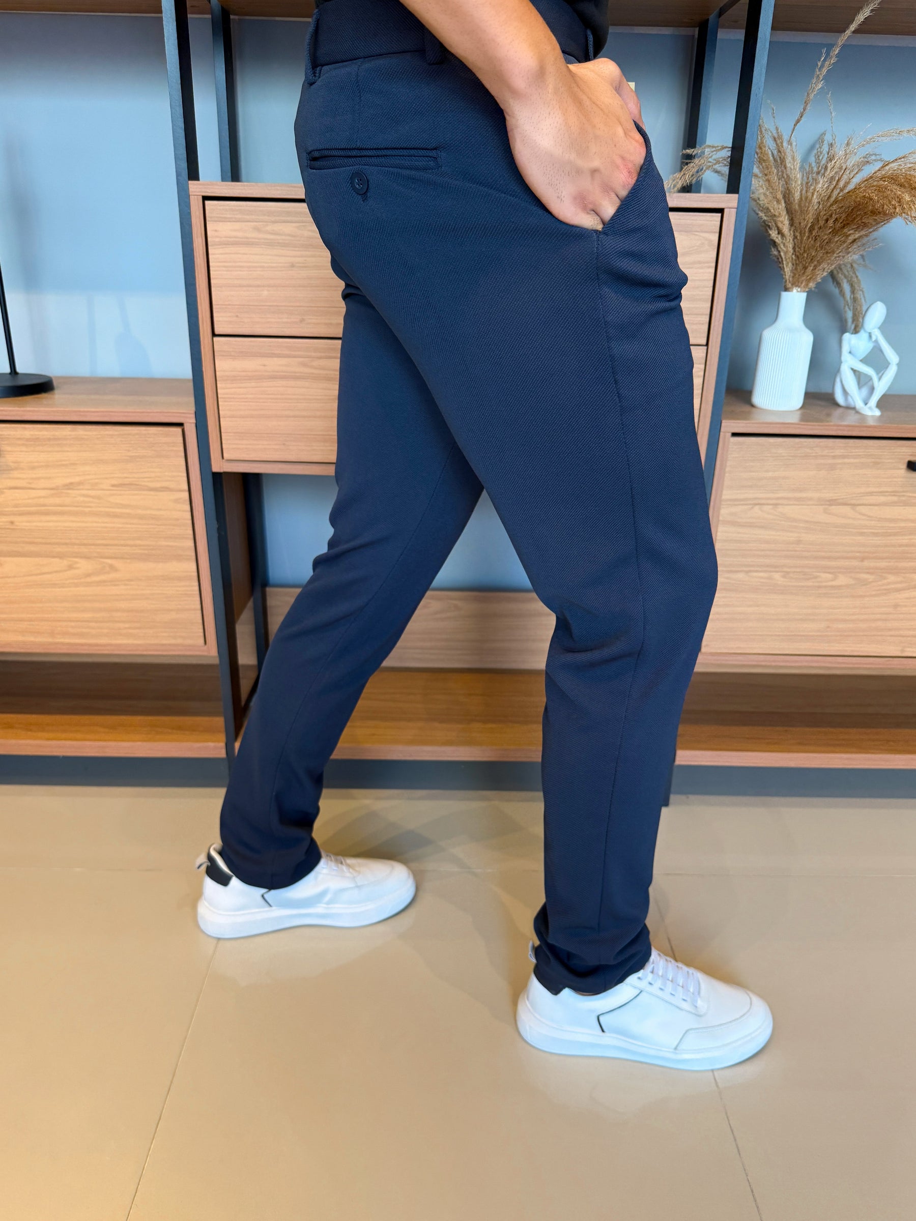 Calça Mônaco Alfaitaria Marinho