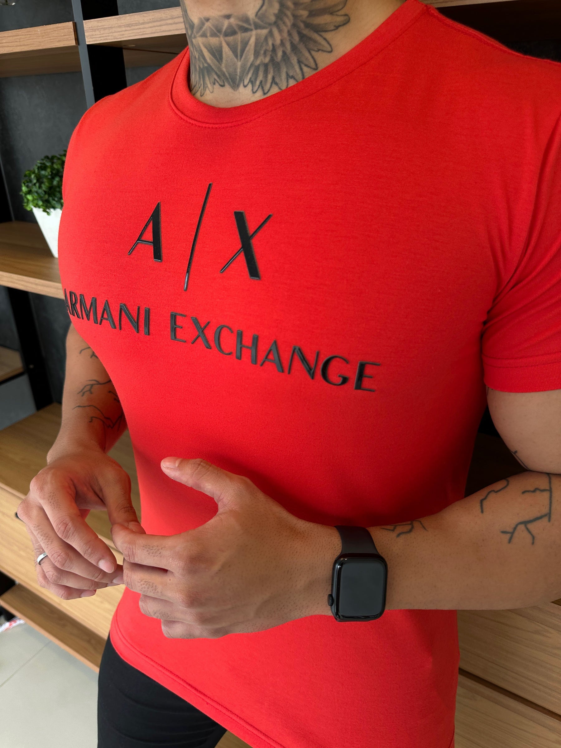 Camiseta AX Classica Vermelha