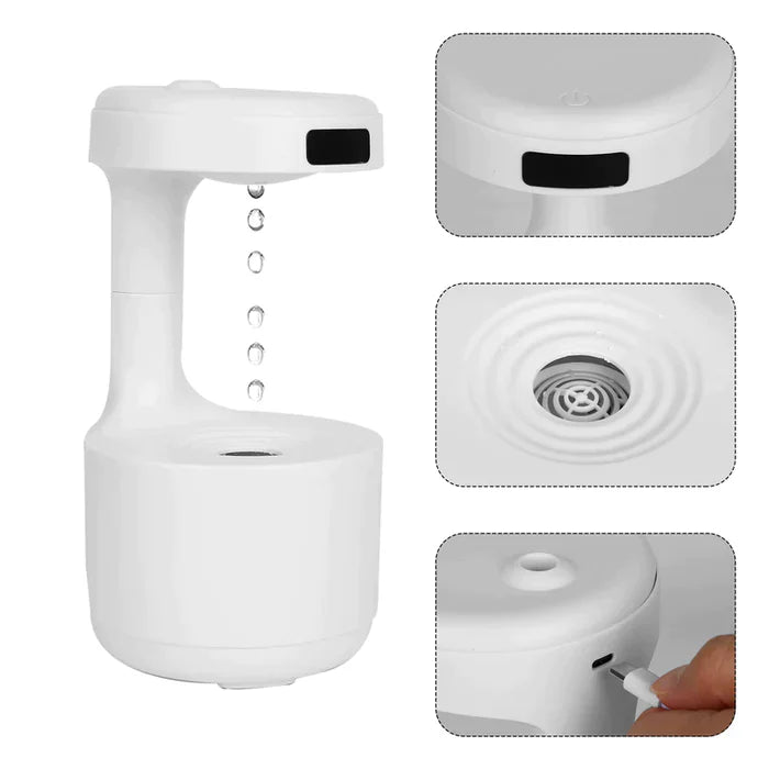 Difusor e Umidificador - Efeito Anti gravidade