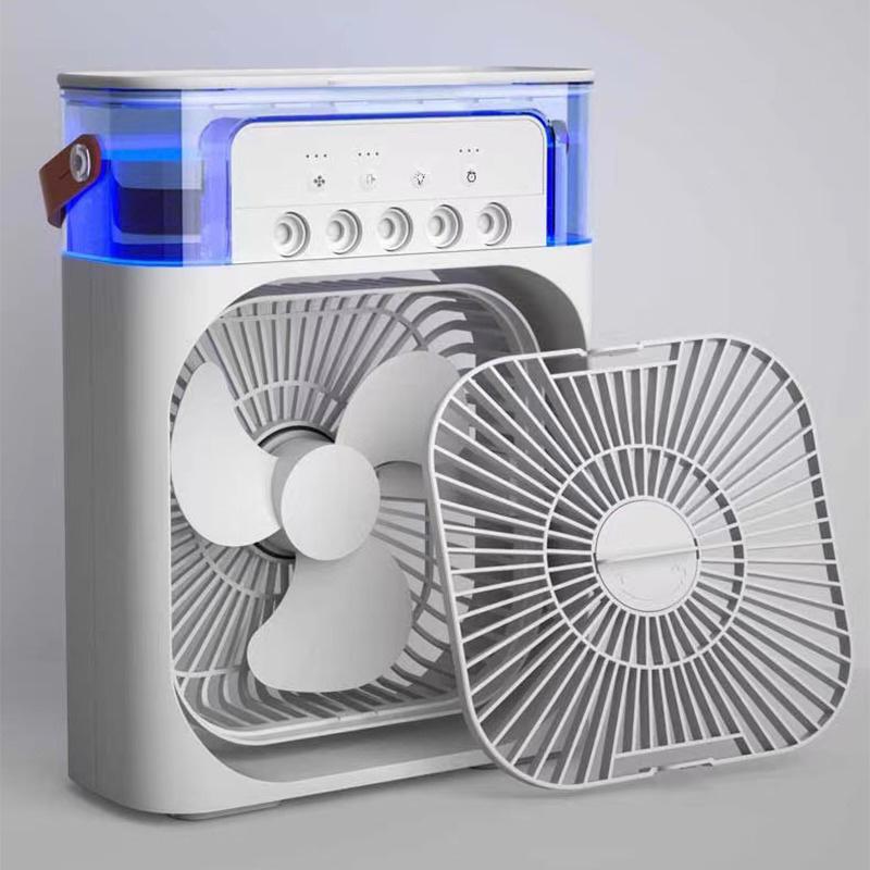 Mini Climatizador de Ar Portátil com Reservatório para Água e Gelo