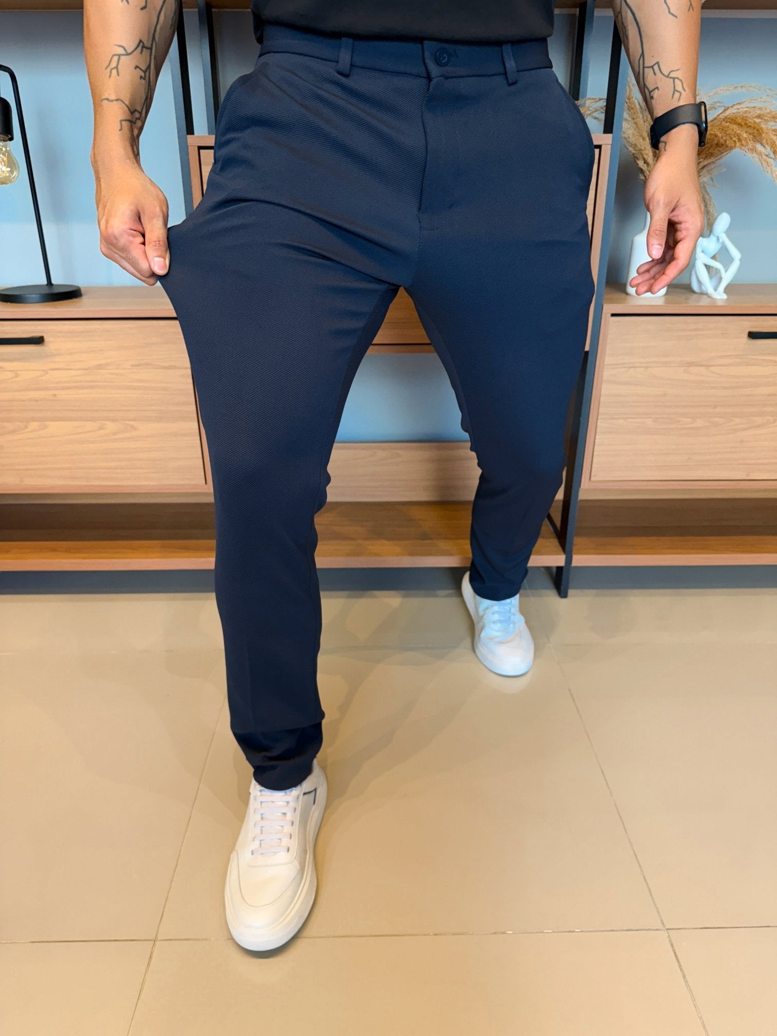 Calça Mônaco Alfaitaria Marinho