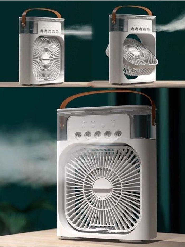 Mini Climatizador de Ar Portátil com Reservatório para Água e Gelo