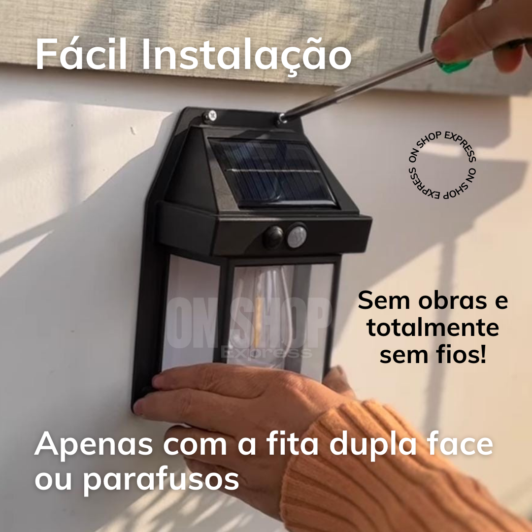 Refletor Solar Ecolux™ - Com sensor de Movimento