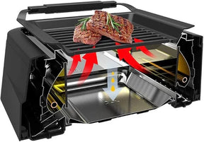 Churrasqueira Elétrica Grill Infravermelho E Sem Fumaça Smokeless Midea - Semana Do Consumidor
