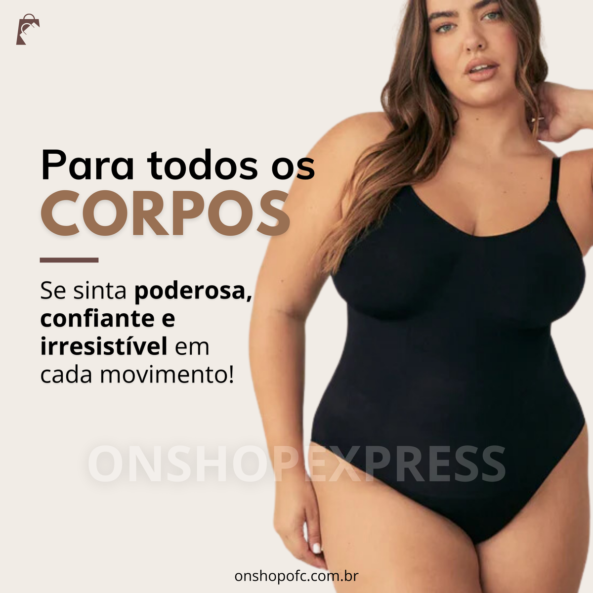 Body Modelador - ShapeSlim [COMPRE 1 & LEVE 2]