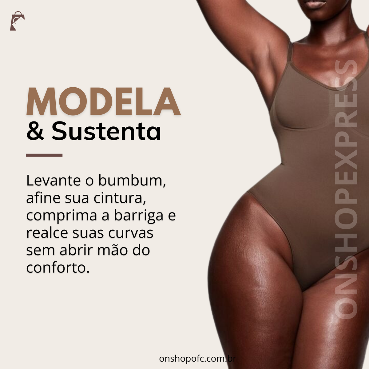 Body Modelador - ShapeSlim [COMPRE 1 & LEVE 2]
