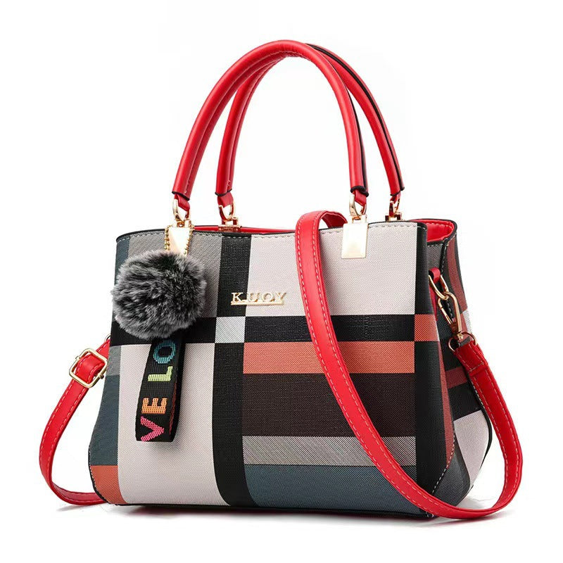 Bolsa de Ombro Feminina Vittoria Plaid™ + Brinde Exclusivo