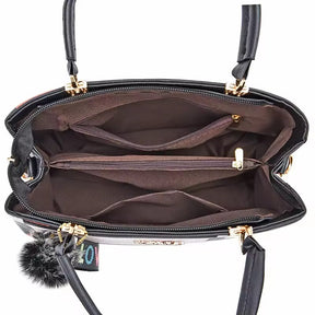 Bolsa de Ombro Feminina Vittoria Plaid™ + Brinde Exclusivo