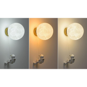 Luminária de Parede Lua e Astronauta - AstroStar™