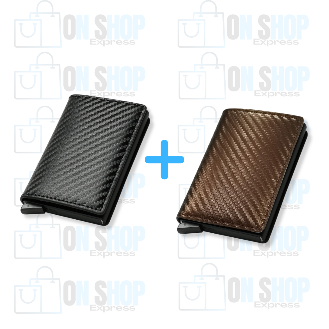 Carteira Antifurto Slim Carbon [COMPRE 1 LEVE 2]