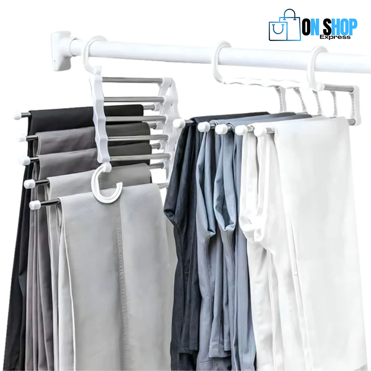 Cabide Mágico Retrátil - Suas Roupas Sempre Organizada