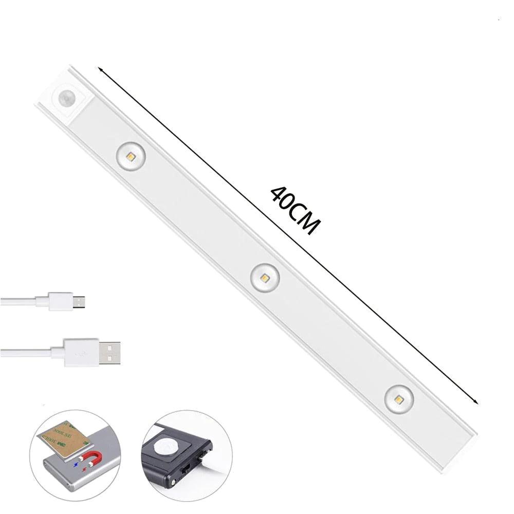 Luminária Recarregável com Sensor de Movimento - ULTRA RESISTENTE