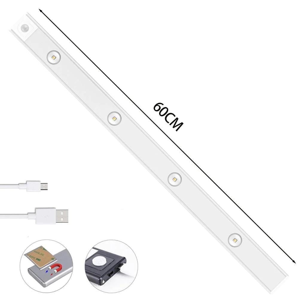 Luminária Recarregável com Sensor de Movimento - ULTRA RESISTENTE