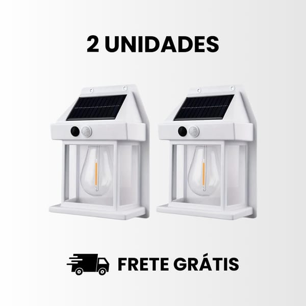 Refletor Solar EcoLux - Com Sensor de Presença
