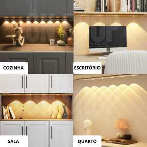 Luminária Recarregável com Sensor de Movimento (COMPRE 1 LEVE 2)