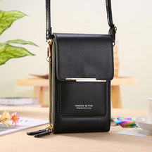 Bolsa de Couro Legítimo Forever Better™  - Porta Celular Premium