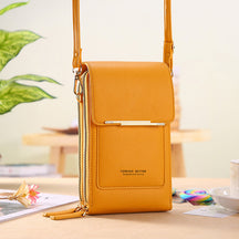 Bolsa de Couro Legítimo Forever Better™  - Porta Celular Premium