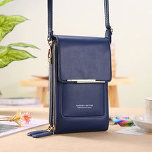 Bolsa de Couro Legítimo Forever Better™  - Porta Celular Premium