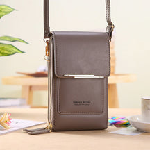 Bolsa de Couro Legítimo Forever Better™  - Porta Celular Premium