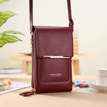 Bolsa de Couro Legítimo Forever Better™  - Porta Celular Premium