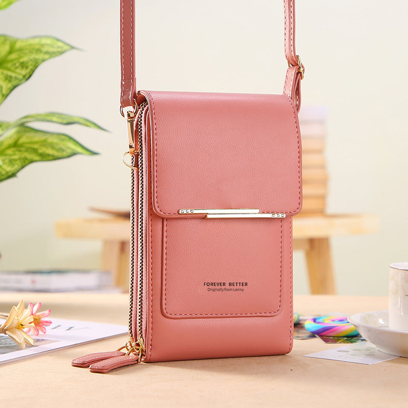 Bolsa de Couro Legítimo Forever Better™  - Porta Celular Premium