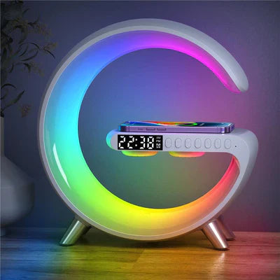 Luminária Inteligente Caixa de Som e Carregador Sem Fio - G-Speaker