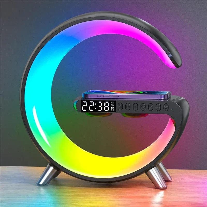 Luminária Inteligente Caixa de Som e Carregador Sem Fio - G-Speaker