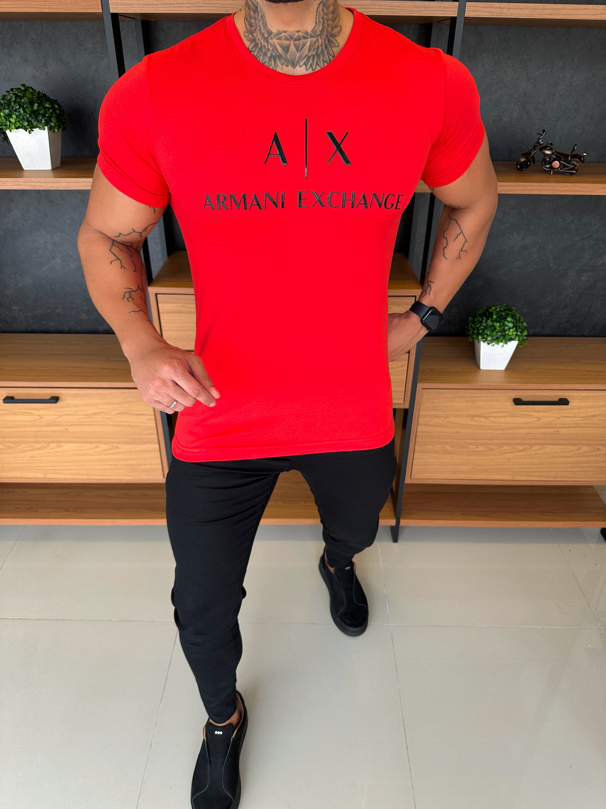 Camiseta AX Classica Vermelha