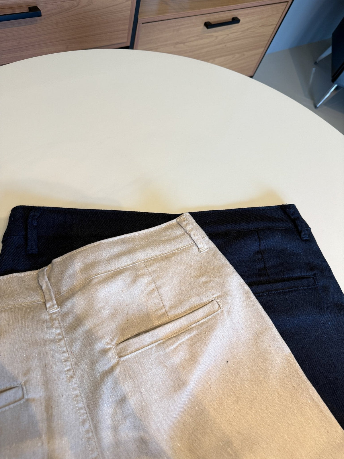 Calça Linho Alfaitaria Marinho