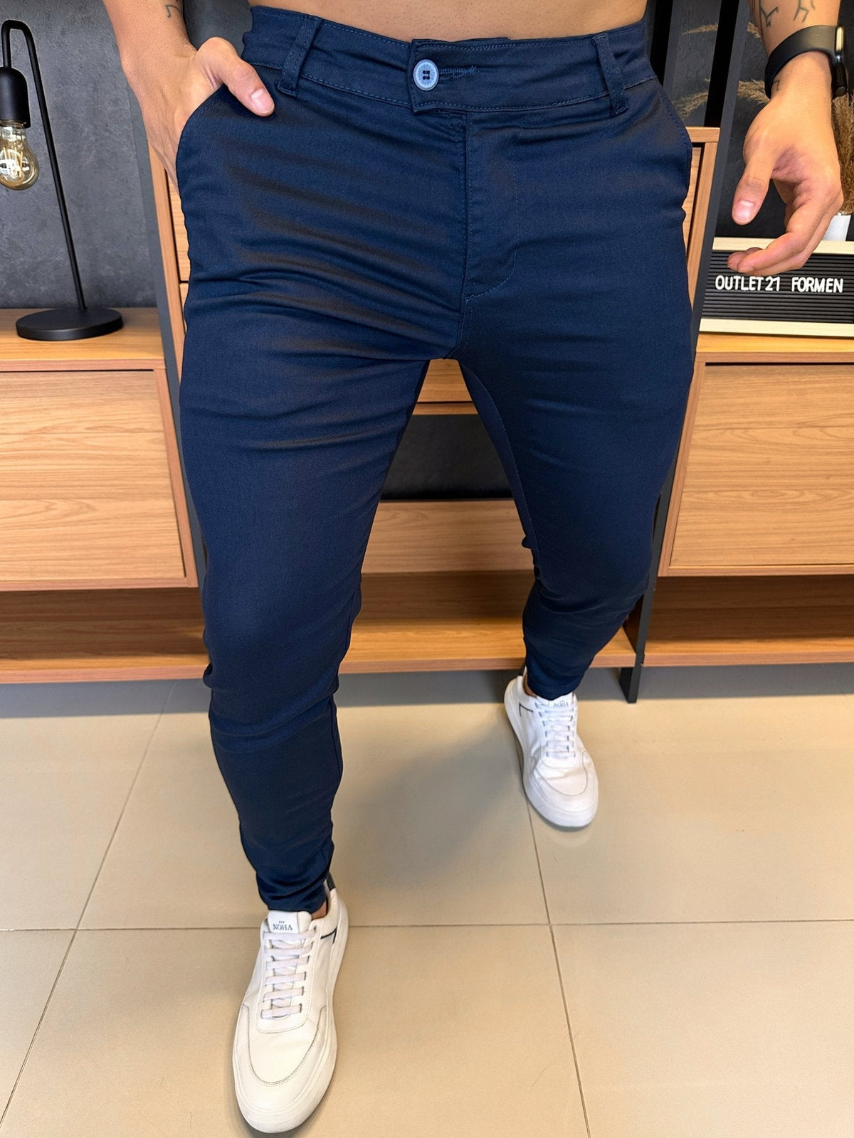 Calça Milano Alfaitaria Marinho