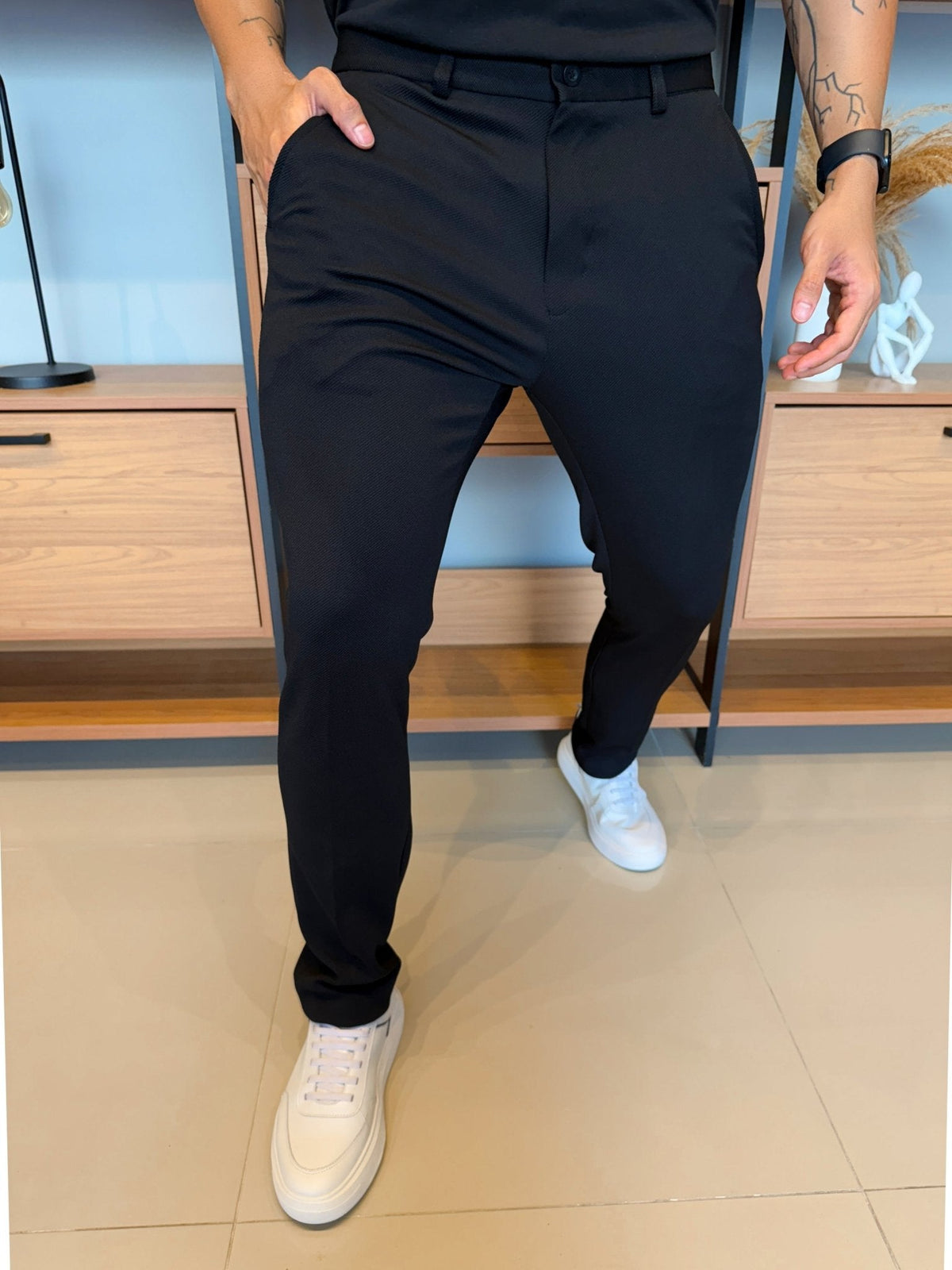 Calça Mônaco Alfaitaria Preta