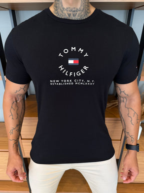 Camiseta Tommy H. New York Preta